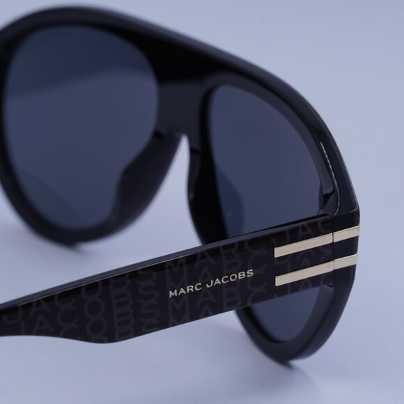 Marc Jacobs MARC 747/S 003L IR Sunglasses Pattern Aviator Frame, Grey Lenses - Picture 9 of 10